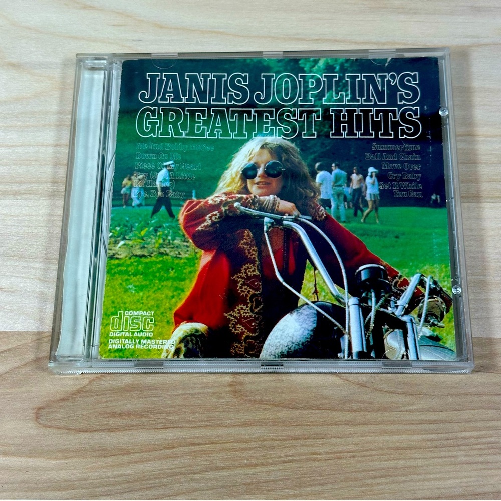 Janis Joplin Greatest Hits CD, Well-Loved Condition